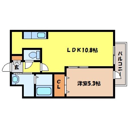 西１８丁目駅 徒歩8分 3階の物件間取画像